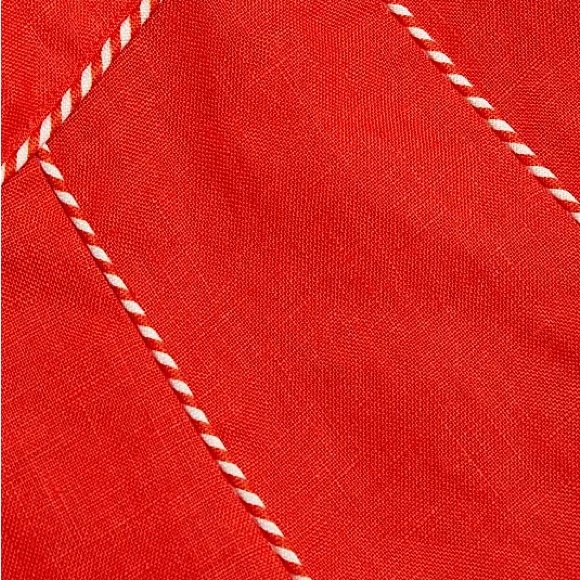 FARM Rio Red Scalloped Hem Dress - Picture 8 of 8